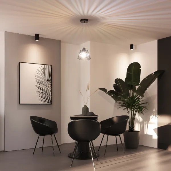 Brilagi - CERIA WIRE LED függőlámpa kábelen 1xE27/40W/230V Ø 21 cm fekete