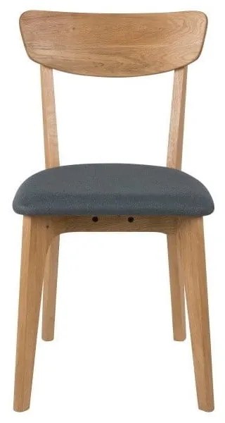 Szürke-natúr színű kárpitozott étkezőszék szett 2 db-os Taxi – Actona