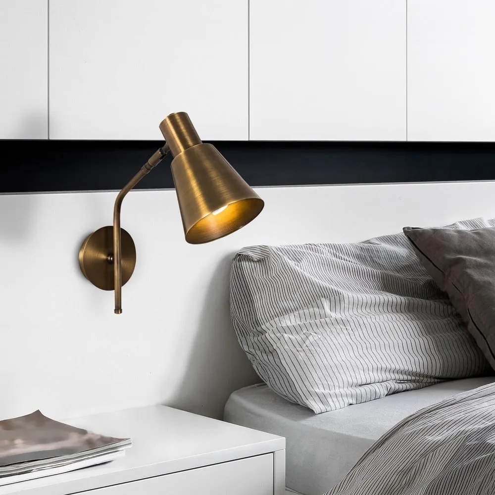Bronzszínű fali lámpa ø 15 cm Sivani – Opviq lights