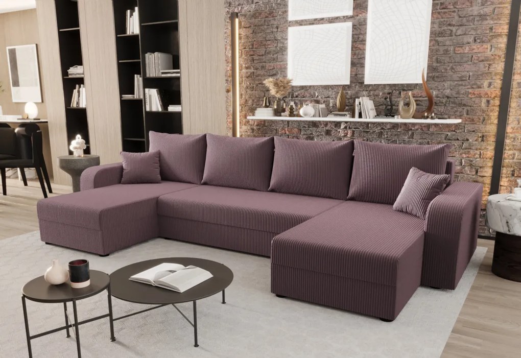 MARIKA 3 ágyázható U alakú ülőgarnitúra 305x90x140 zoom 1