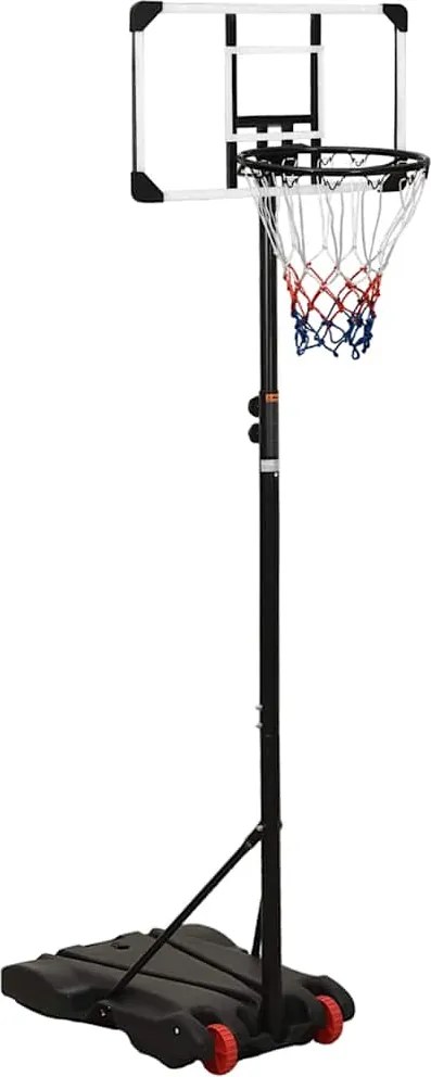 vidaXL átlátszó polikarbonát kosárlabdaállvány 216-250 cm