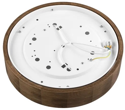 Brilagi - LED mennyezeti lámpa CARVALHO 2xE27/15W/230V tölgy, dió, átm. 37 cm
