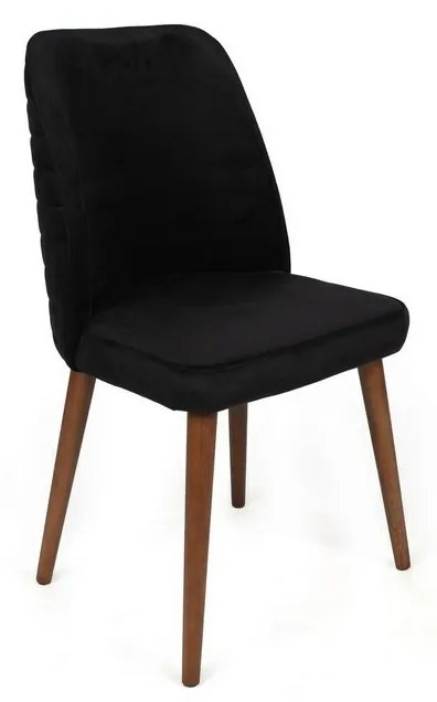 Tutku Black and Walnut étkezőszék-készlet, 2 db