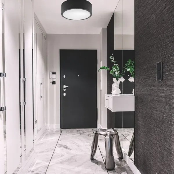 Mennyezeti lámpa DANTE 1xE27/60W/230V á. 26 cm fekete