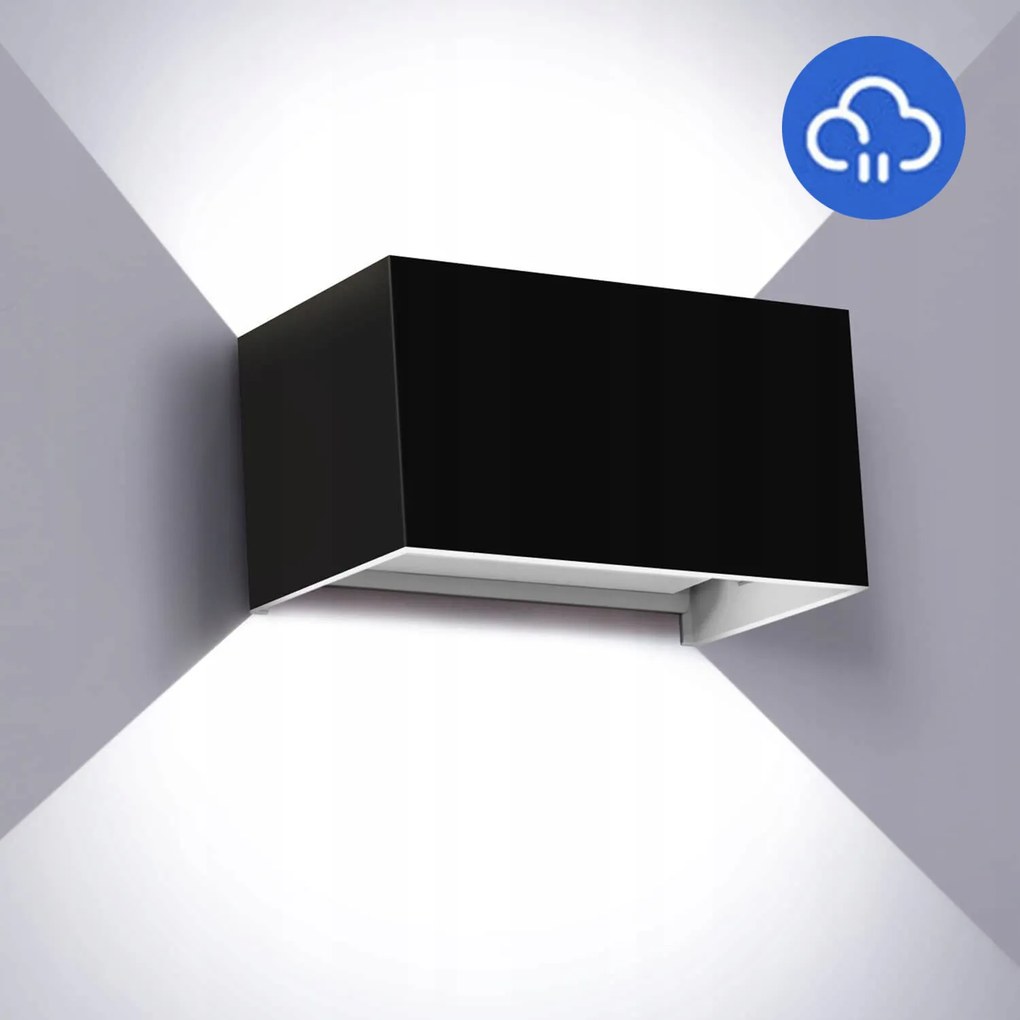 Homlokzati fali lámpa Led fali lámpa IP65 kültéri kerti Felső Alsó 24W