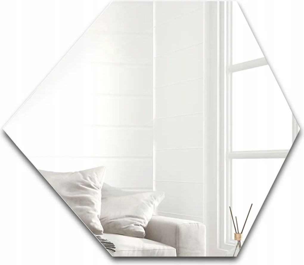 Geome geometrikus formájú tükör 60x52 dekoratív