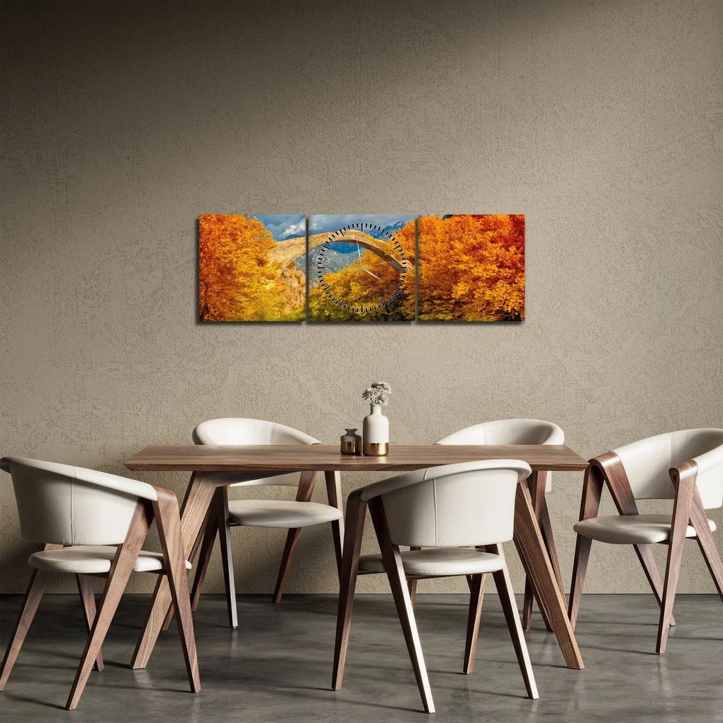 Kép - Konitsa híd (órával) (90x30 cm)