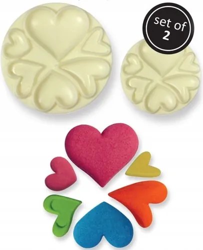 2D Szív lyukasztó szívek 2 forma