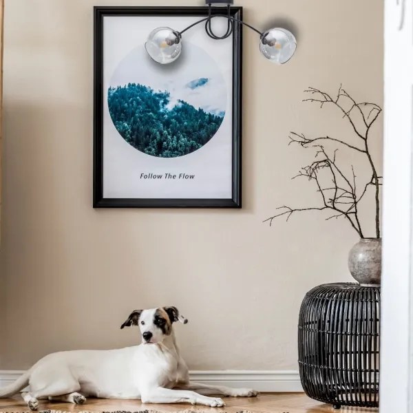 Felületre szerelhető csillár LATIL 2xE27/60W/230V