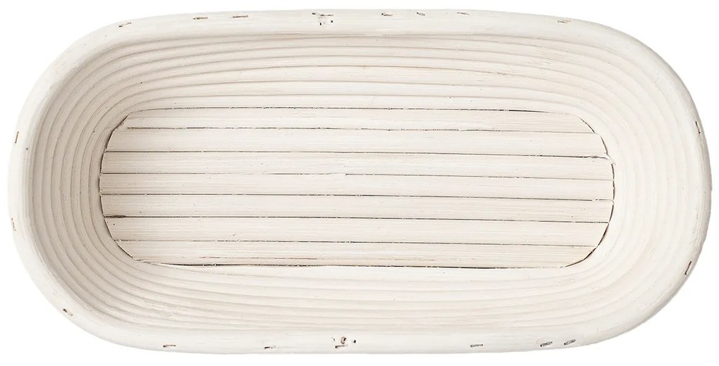 HOME ELEMENTS Ovális kosár szövetbetéttel, 28 x 14x 7,5 cm