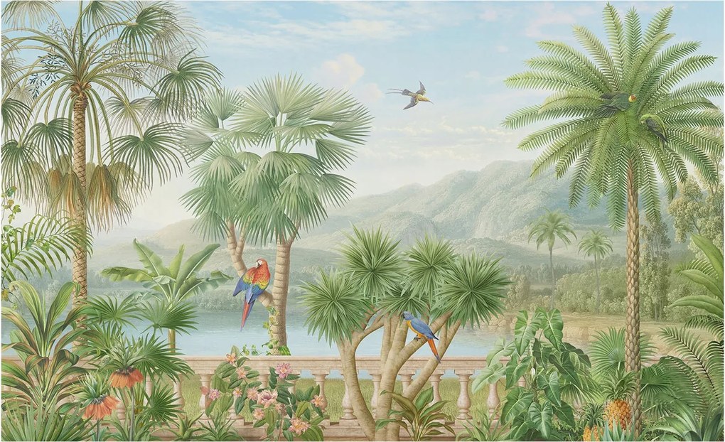 Dekoratív fotótapéta Hálószobába Egzotikus tájkép 416x254