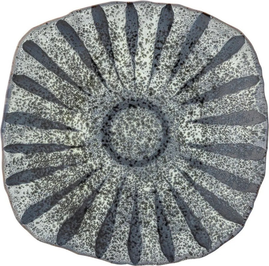 Szürke szervírozó kőedény tányér ø 32 cm Ramie – Bloomingville