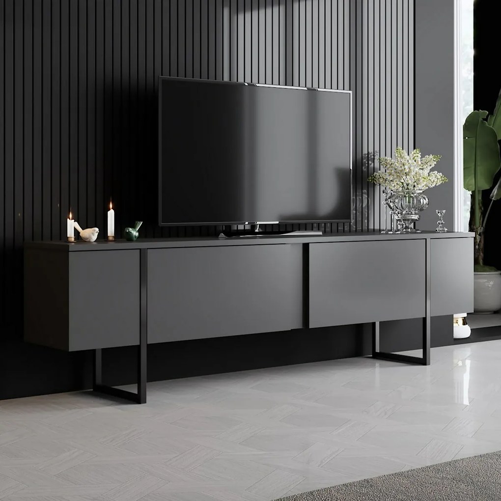 Luxe Anthracite and Black TV-állvány