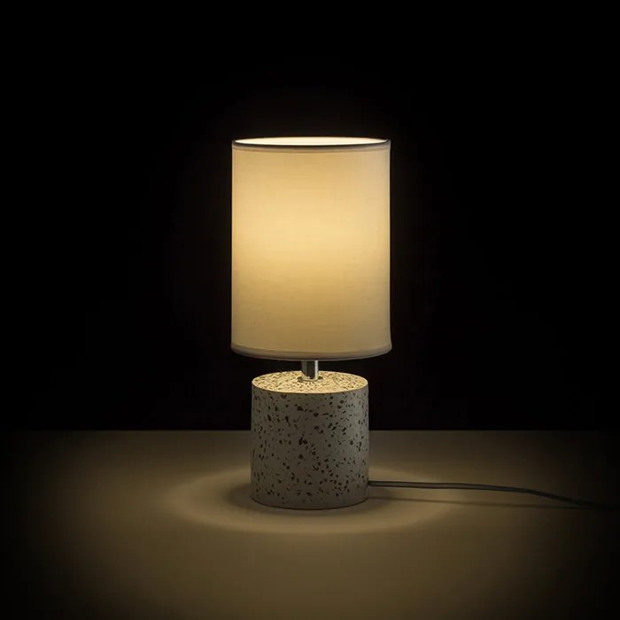 RENDL CAMINO asztali lámpa búrával fehér dekoratív terasz 230V LED E27 15W