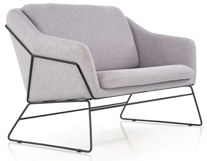 Kétüléses Soft II XL, szürke / fekete