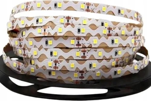 Led szalag Neon csíkos flexibilis tömlő Flex 24V 12W SMD2835 Hideg fehér 1m