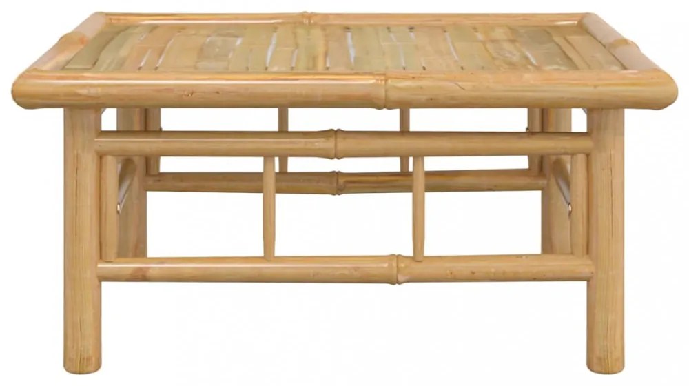 bambusz kerti asztal 65 x 55 x 30 cm