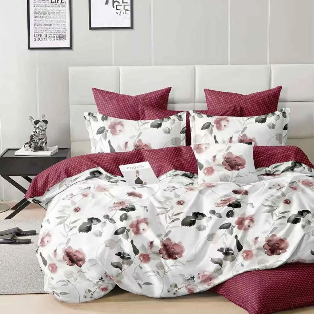 3 részes mikroplüss ágyneműhuzat Zaira 200x140cm+90x70cm TiaHome