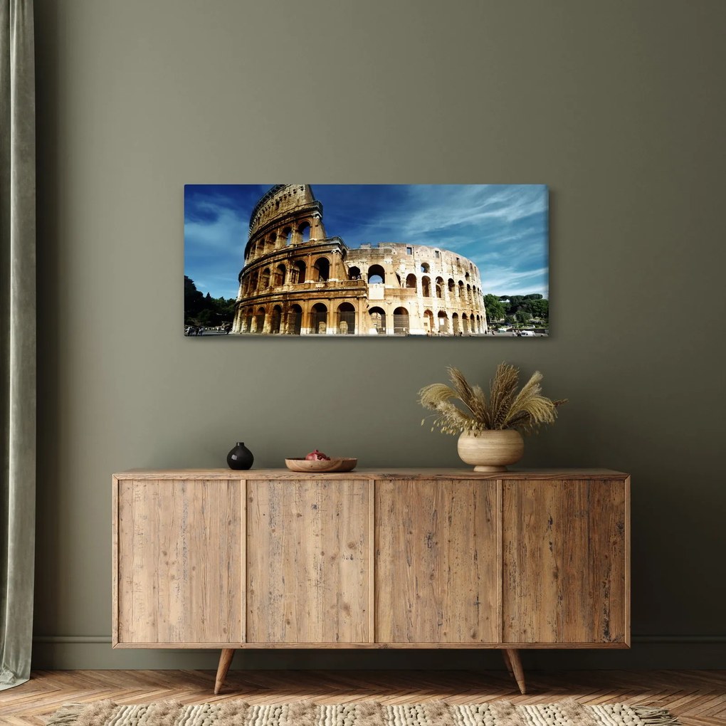 Kép - Colosseum Rómában, Olaszországban (120x50 cm)