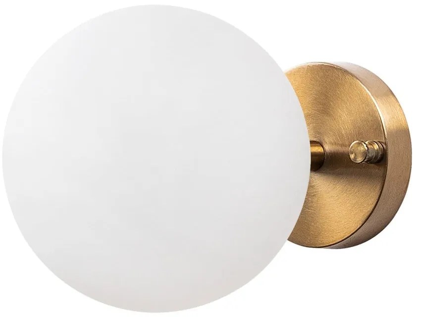 Fehér-bronzszínű fali lámpa ø 15 cm Atmaca – Opviq lights
