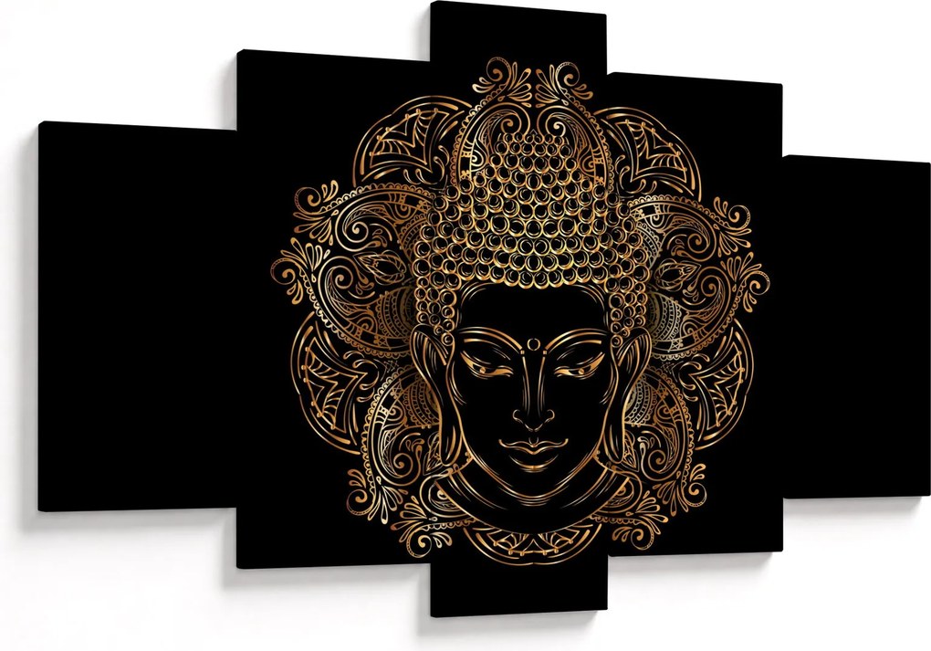 Arany Buddha képe (150x105 cm)