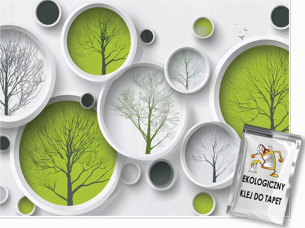 Fotótapéta Absztrakt 3D Fák Geometria Falra Hálószoba Nappali 150x105