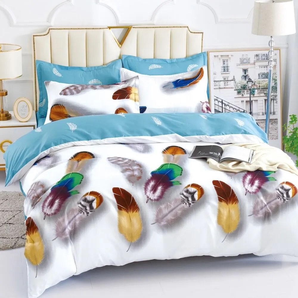 Agynemű OPRAH COLOUR FEATHER 3 részes 140X200 cm