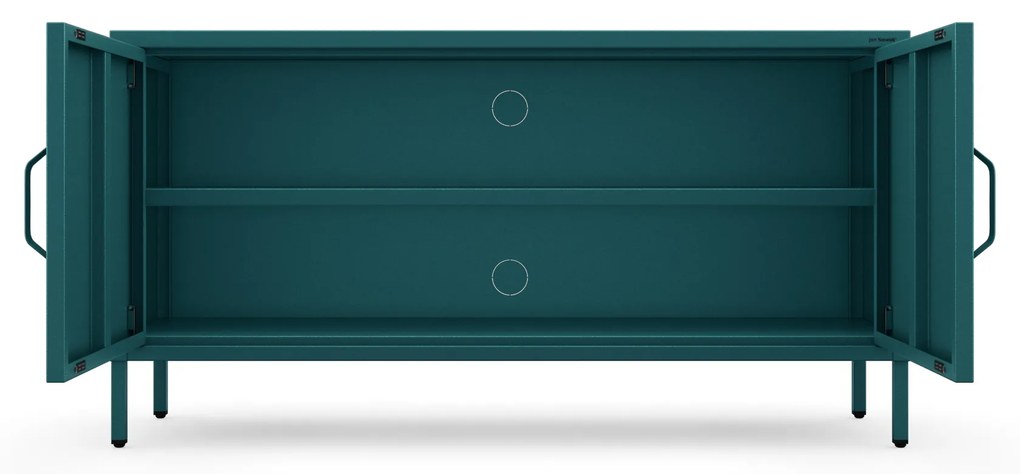 TV-szekrény lábakon ROSA, 1150 x 595 x 400 mm, Modern: tengerszínű