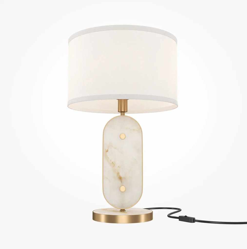 Maytoni modern asztali lámpa marmo fehér arany mymod099tl-01g