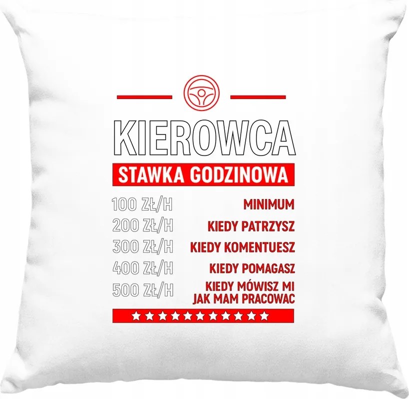 Sofőr párna humor a pályáról Fehér