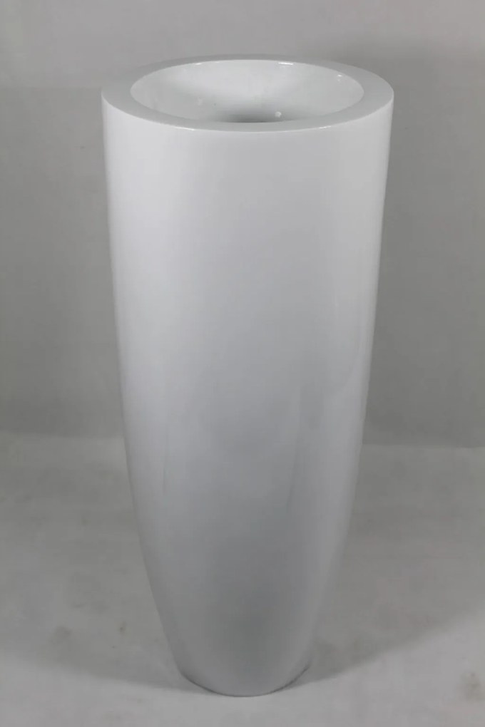 Váza műanyag fehér 91X36.5X36.5cm