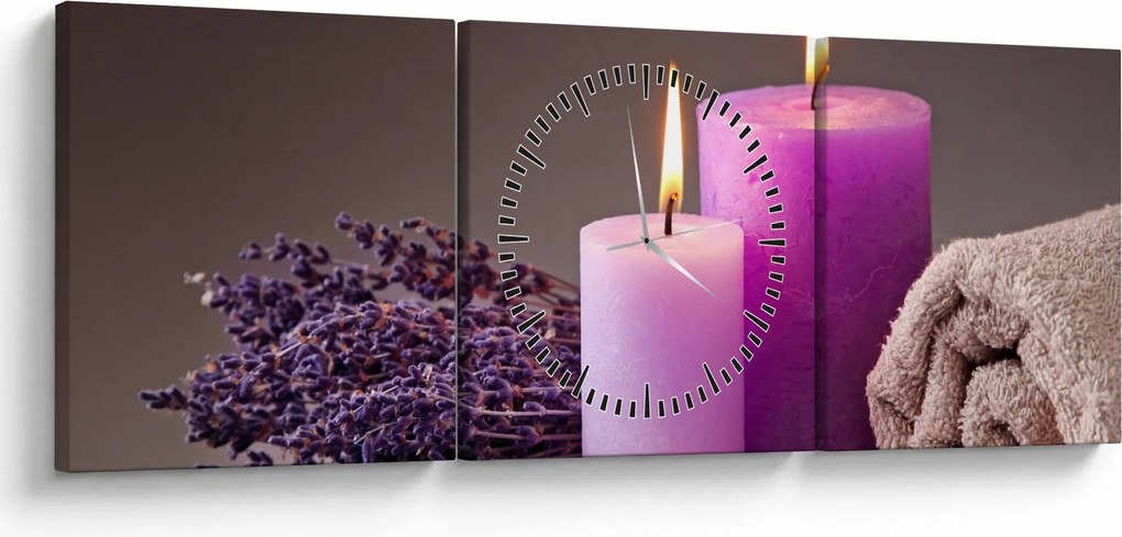 Kép spa dolgokról (órával) (90x30 cm)