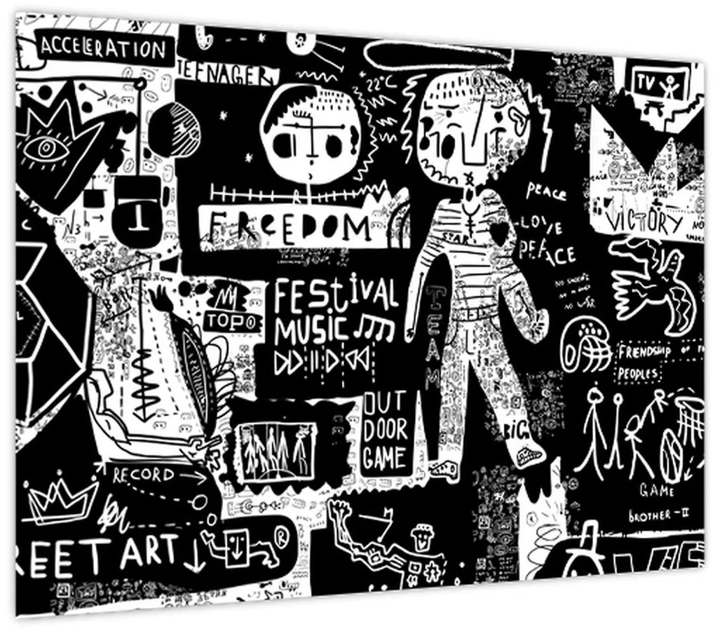 Kép - Graffiti (70x50 cm)