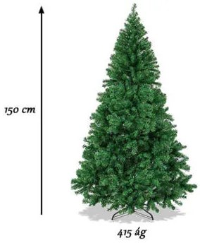 Nordmann műfenyő 150 cm, 415 ág