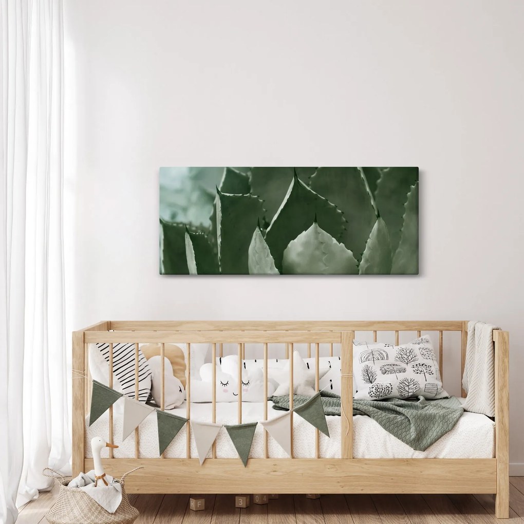 Kép - Zöld agávé (120x50 cm)