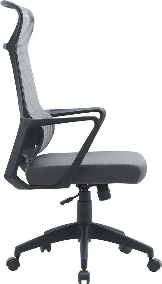 Szürke kárpitozott irodai szék Hoboken – Yes Everyday