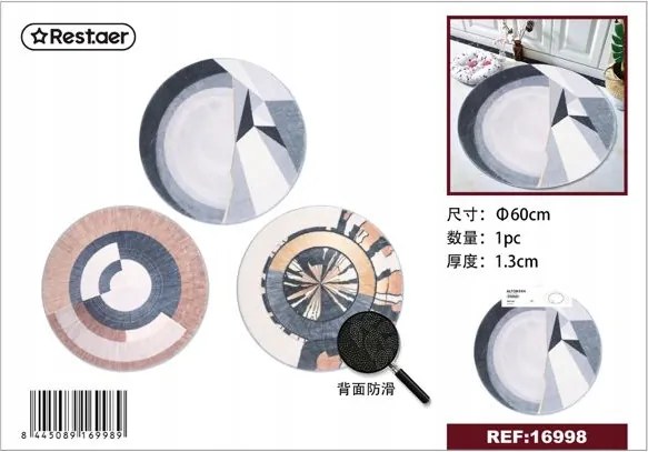 Kerek padlószőnyeg 60cm Kényelem és stílus