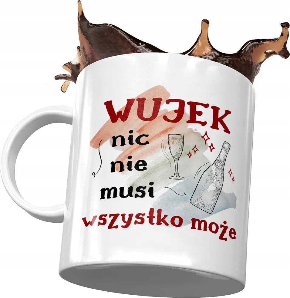 Bögre a család nagybátyjának Bácsinak Ajándék Nyomtatott Fotóval