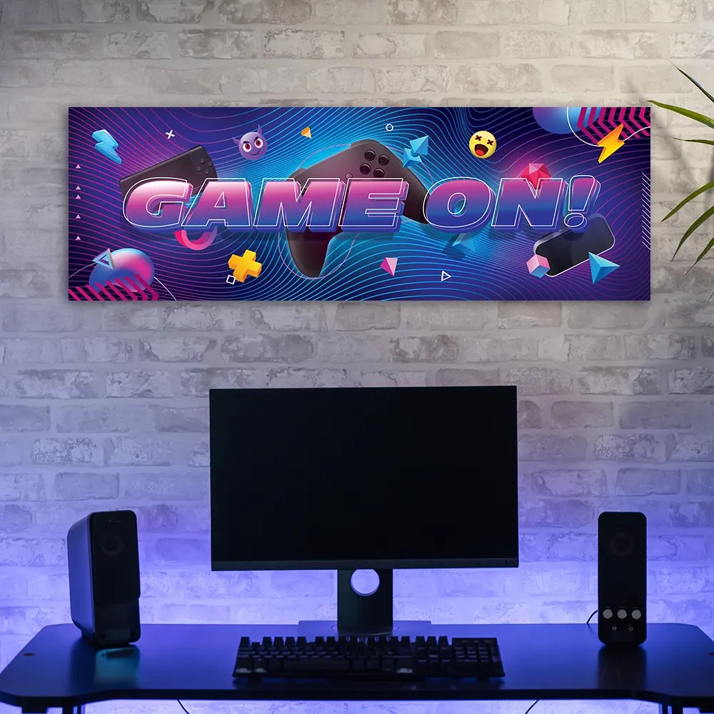 Gario Vászonkép Játsszunk Méret: 120 x 40 cm