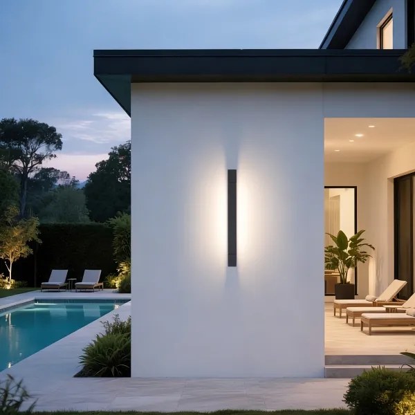 Brilagi - LED kültéri fali lámpatest AQUA LINE LED/12W/230V 45 cm IP44 antracit CRI 90