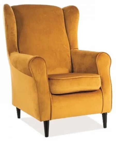 Baron Velvet fotel curry