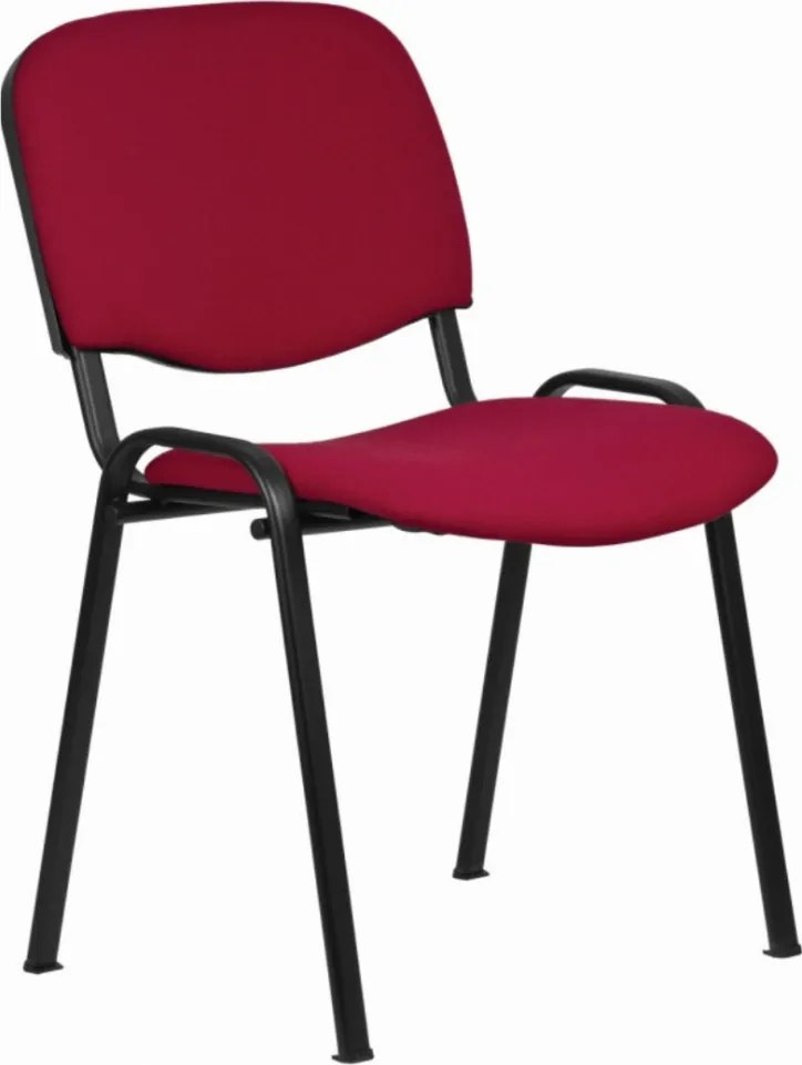 ISO New Tárgyalószék Bordó 5 Darab N