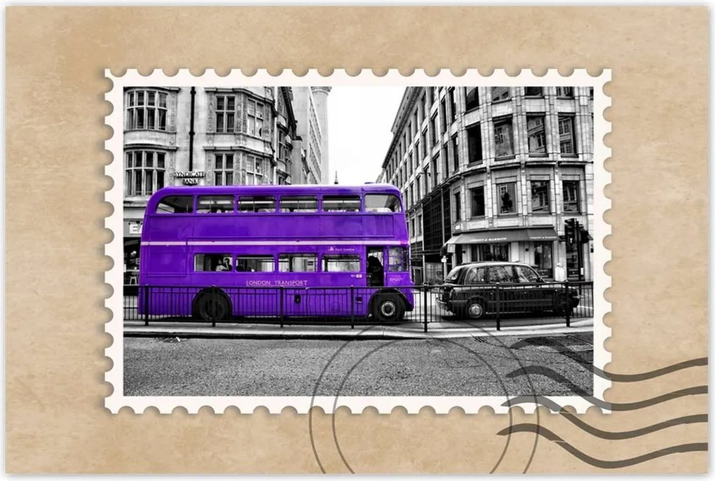 Poszterek 60x40 London busz