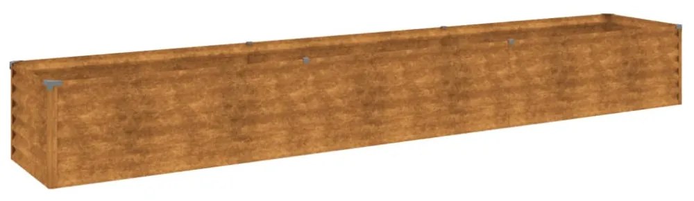 corten acél kerti magaságyás 291x50x36 cm