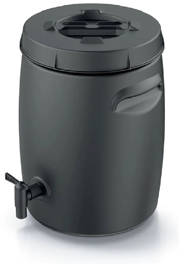 PROSPERPLAST Komposztáló ECO műtrágya előállításához COMBIOLIQ fekete 50l