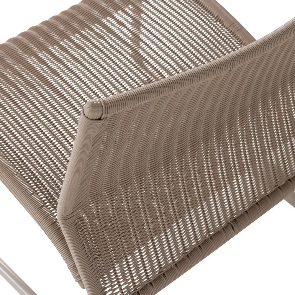 Bézs műrattan kerti fotel West – WOOOD