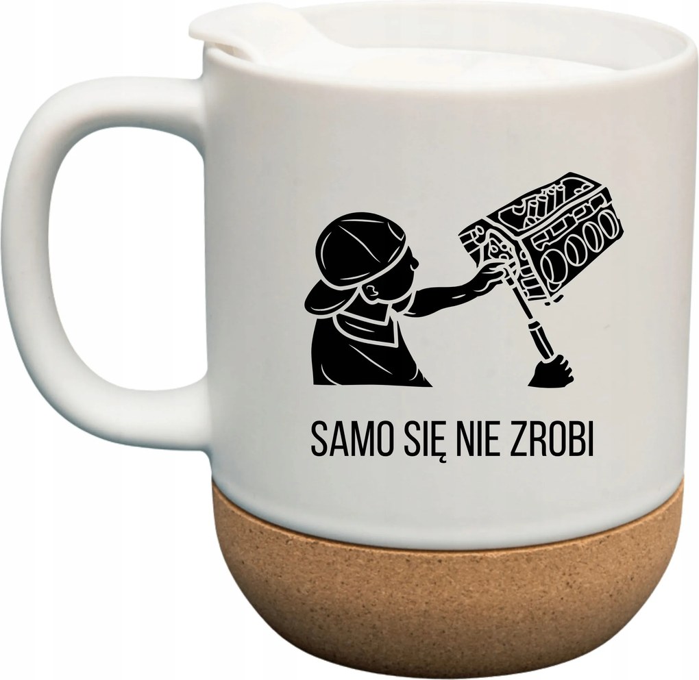 Fehér Bögre Parafa Vicces Ajándék Apák Napja Nem Magától