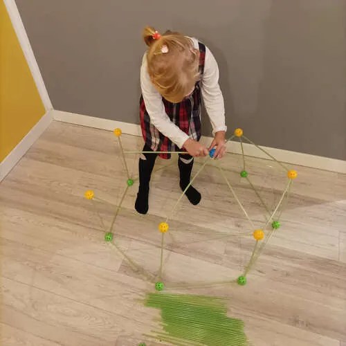 Erőd építőjáték - Funstruction - világító - 64+36 db