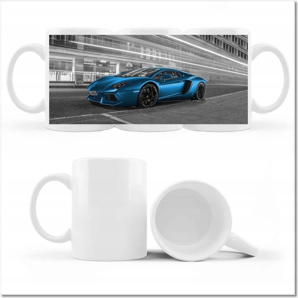 Fényképes bögre Kék sebesség