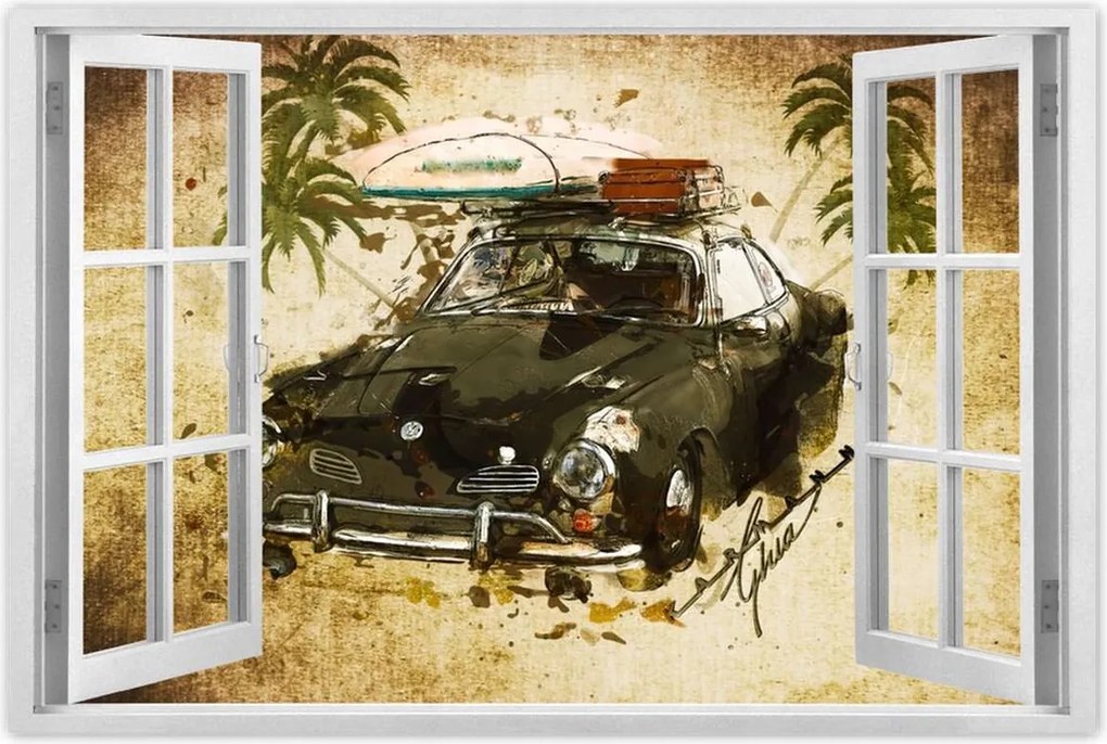 Poszterek 120x80 Volkswagen Karmann Ghia